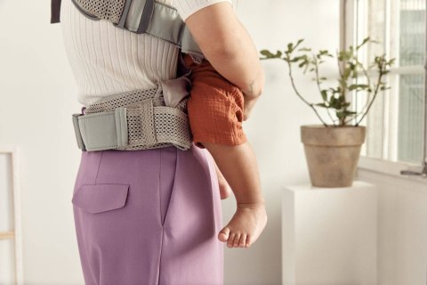 BABYBJORN ONE AIR 3D MESH - nosidełko, Szary Beż