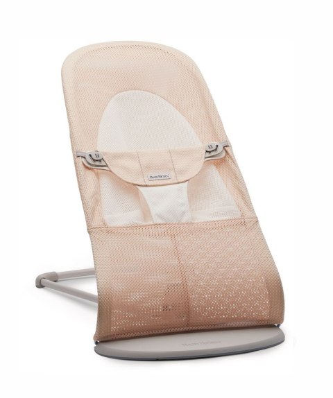 BABYBJORN - leżaczek BALANCE SOFT MESH - Różowy/Biały