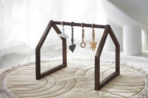 Elodie Details - House of Elodie - Baby Gym - Stojak edukacyjny - Dark Wood