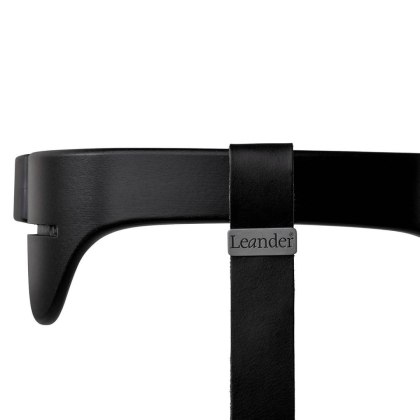LEANDER - barierka do krzesełka do karmienia CLASSIC™ i LOUIE™, czarna