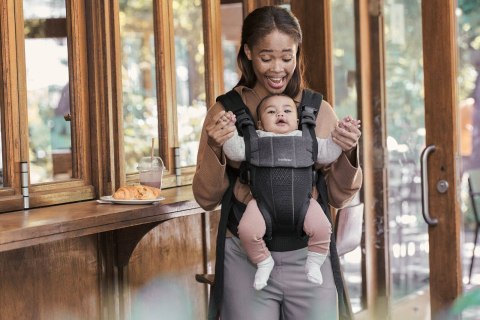 BABYBJORN - nosidełko Harmony 3D Mesh, Czarny