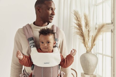 BABYBJORN - nosidełko Harmony 3D Mesh, Zgaszony Róż