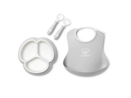 BABYBJORN - Zestaw do karmienia Mealtime - Grey