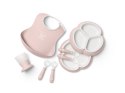 BABYBJORN - Zestaw obiadowy Dinnerware, 8 szt. - Powder Pink