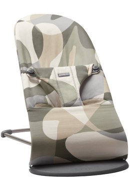 BABYBJORN - leżaczek BLISS COTTON, Khaki/Green Print